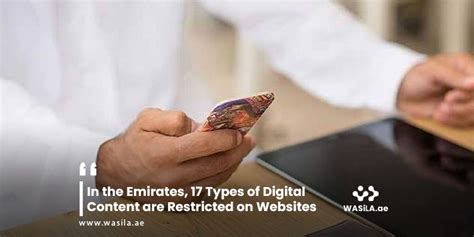 UAE: 17 categories of online content, websites that .